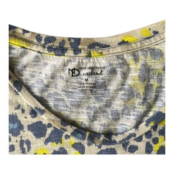 New Directions Blue Relaxed Boxy Tee - Picture 6 of 12